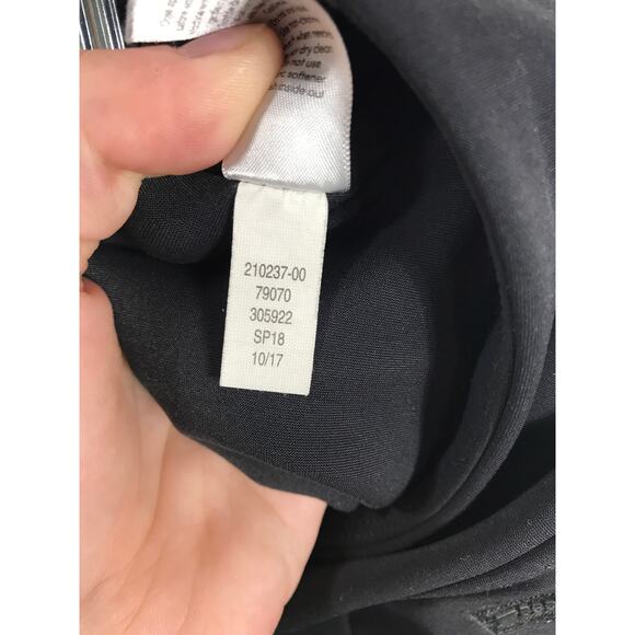 Athleta Stellar Crop Pants Black Women's Medium Petite Travel Sporty Easy - Picture 9 of 11